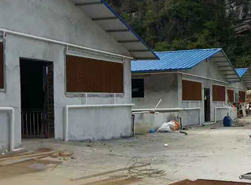 重慶豬廠水簾風機安裝