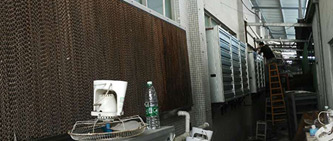 重慶橡膠廠水簾風機安裝